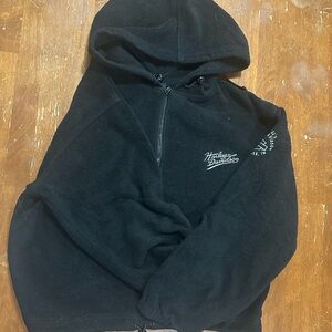 Harley-Davidson Black Zip-Up Women’s hooded fleece
